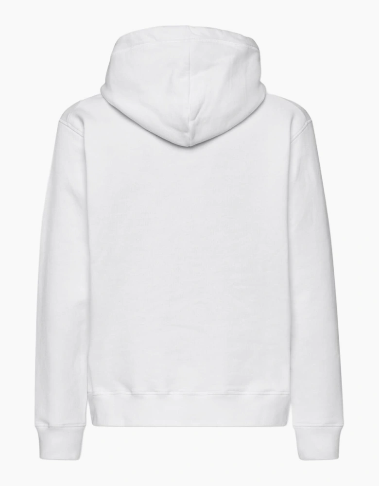 Dsquared2 Horror Logo Print Hoodie in White