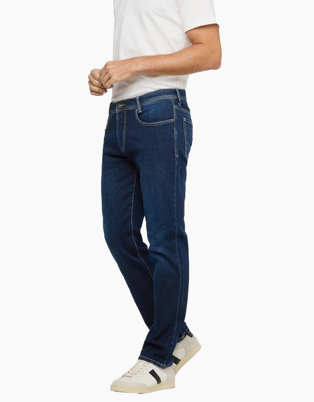 Mac Cashmere Denim Jean A1-26 676 Blue