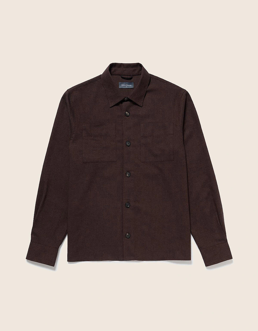 Oliver Sweeney Cotton/Wool Blend Overshirt