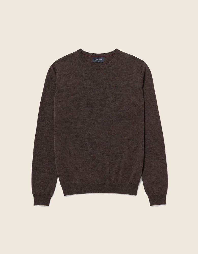 Oliver Sweeney Merino Wool Crew Neck Jumper