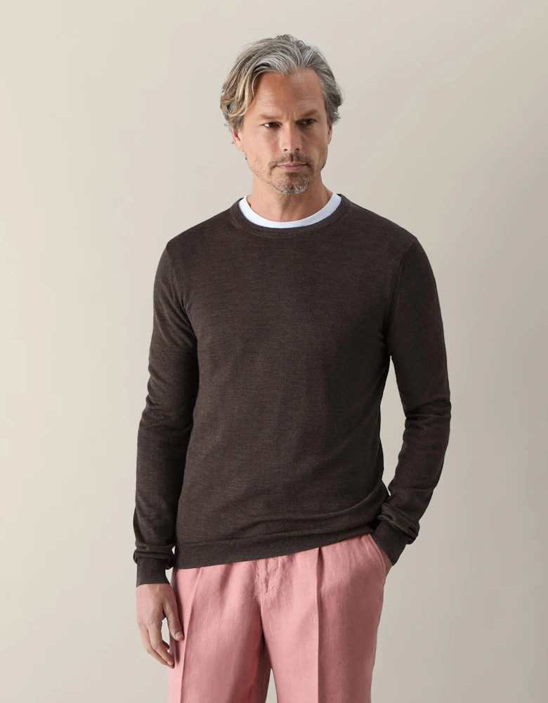 Oliver Sweeney Merino Wool Crew Neck Jumper