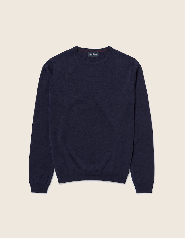 Oliver Sweeney Merino Wool Crew Neck Jumper