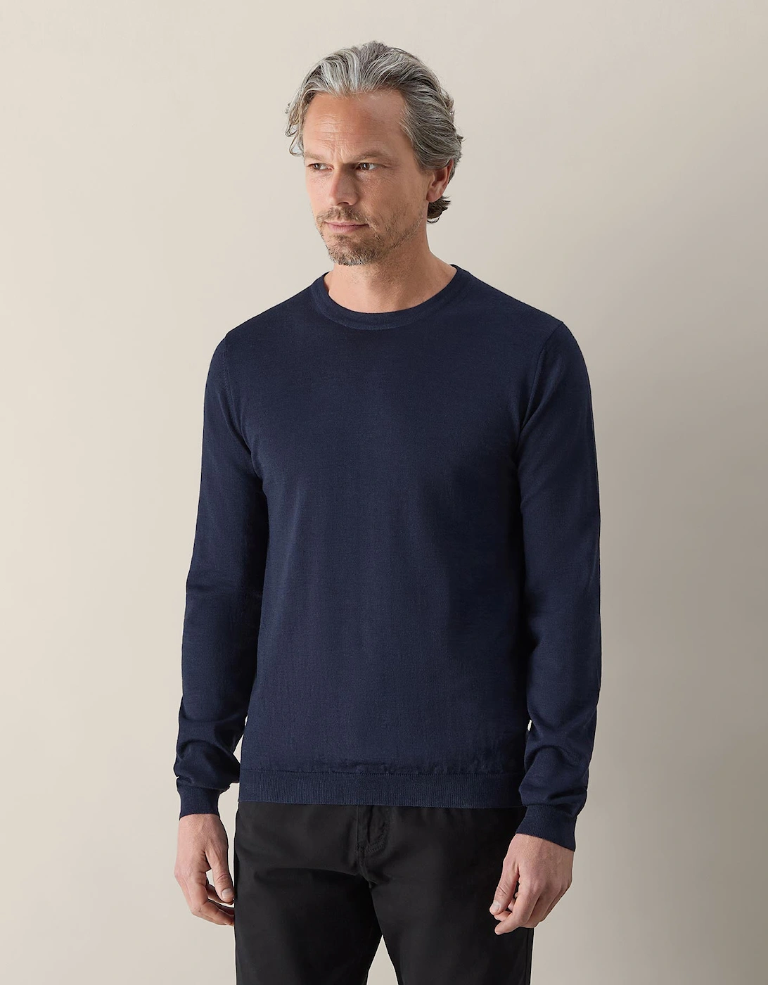 Oliver Sweeney Merino Wool Crew Neck Jumper