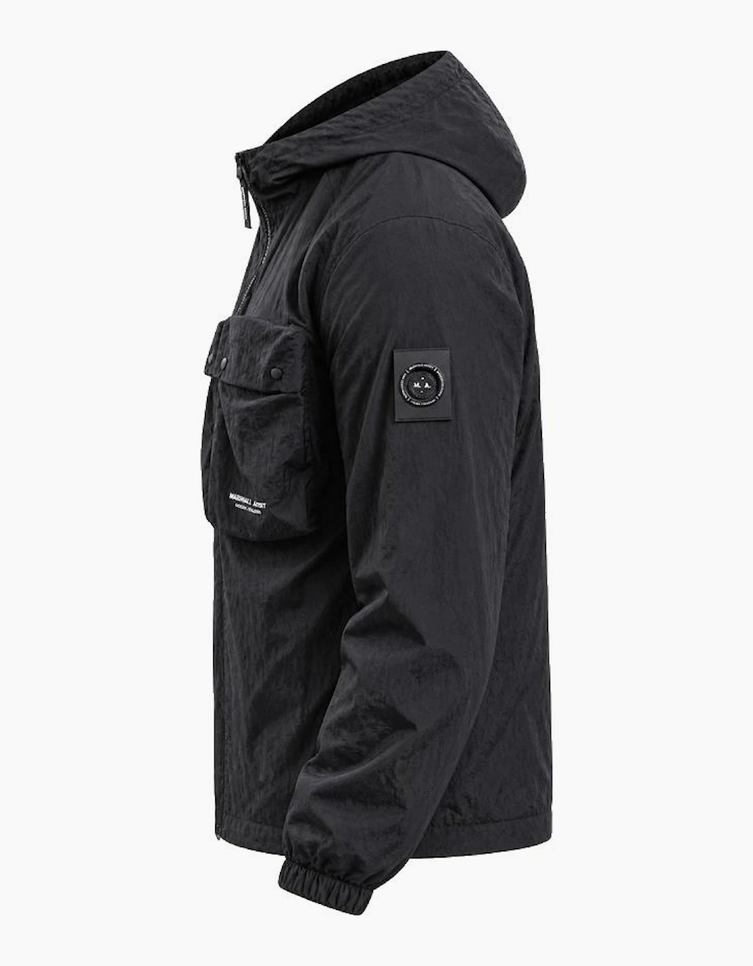 Marshall Artist Centro Hooded Overshirt Black