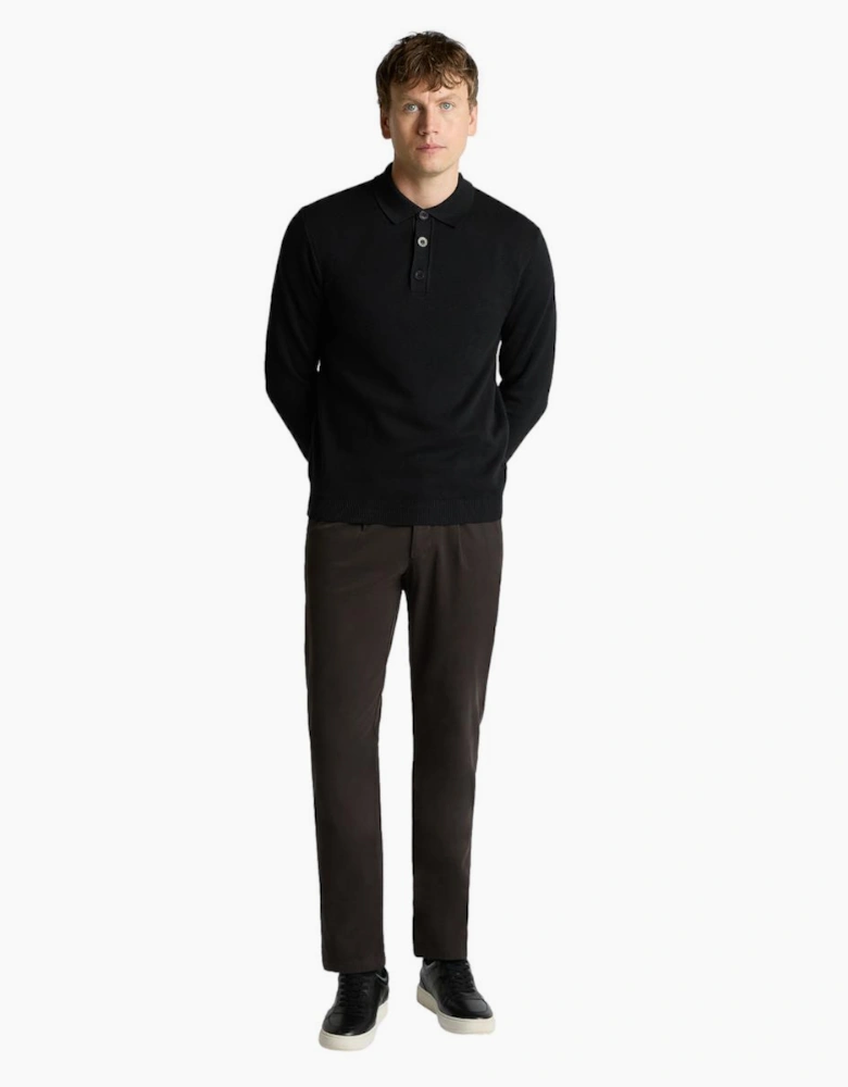 Remus Uomo Knitted Polo A1-26 00 Black