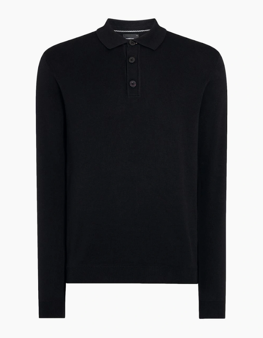 Remus Uomo Knitted Polo A1-26 00 Black