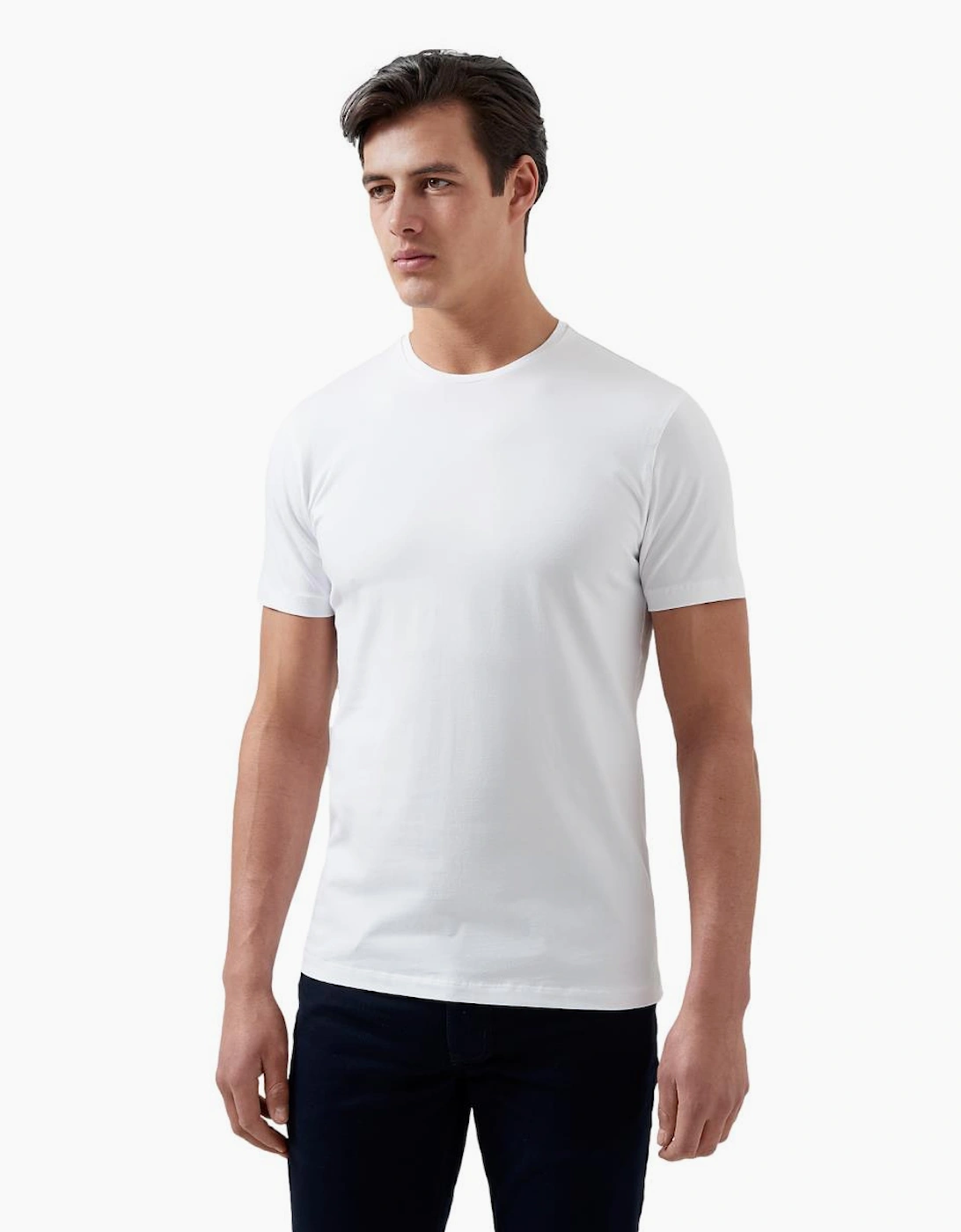 Remus Uomo Crew Neck T-Shirt A1-26 01 White