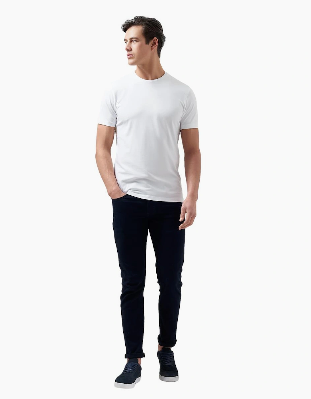 Remus Uomo Crew Neck T-Shirt A1-26 01 White
