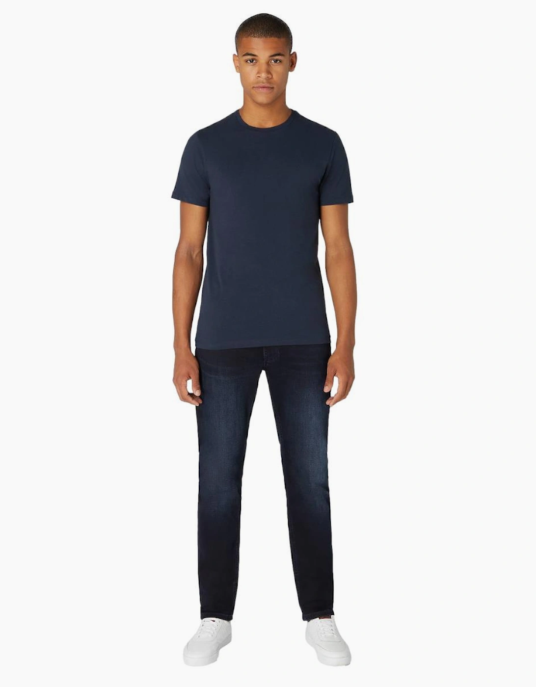 Remus Uomo Crew Neck T-Shirt A1-26 78 Navy