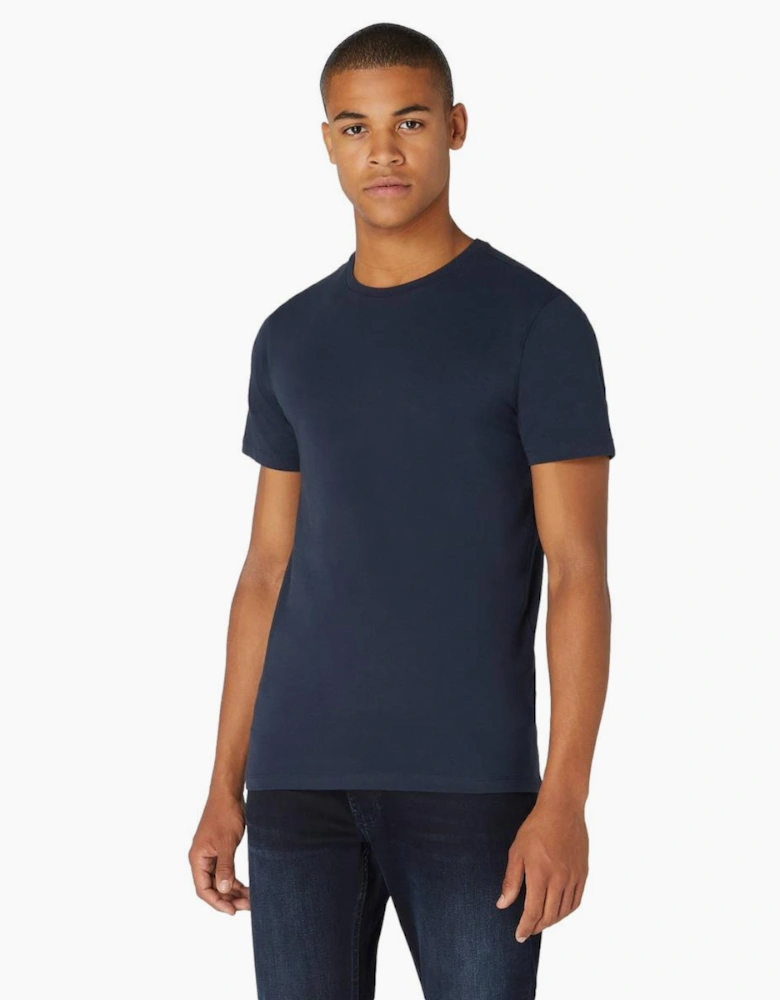 Remus Uomo Crew Neck T-Shirt A1-26 78 Navy