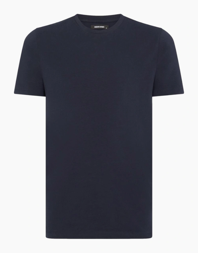 Remus Uomo Crew Neck T-Shirt A1-26 78 Navy