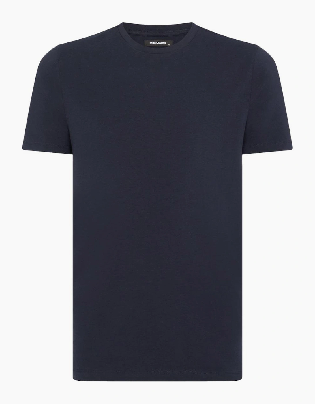 Remus Uomo Crew Neck T-Shirt A1-26 78 Navy