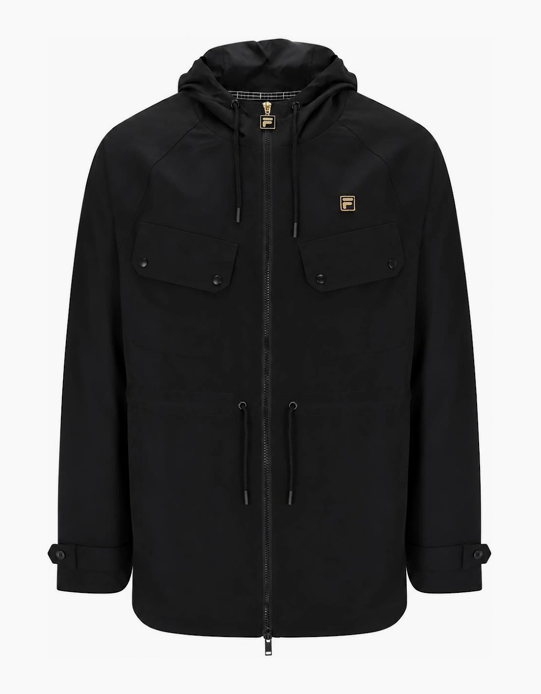 Fila Gold Fabroni Hooded Parka Black