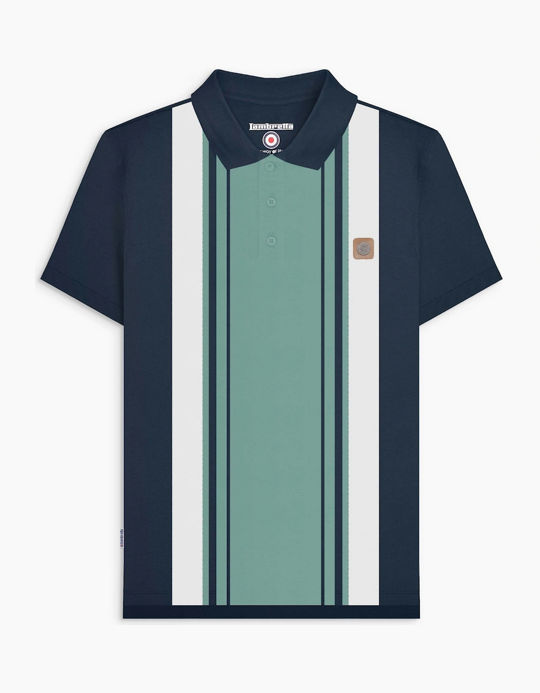 Lambretta Mens Classic Polo Short Sleeve Polo Shirt