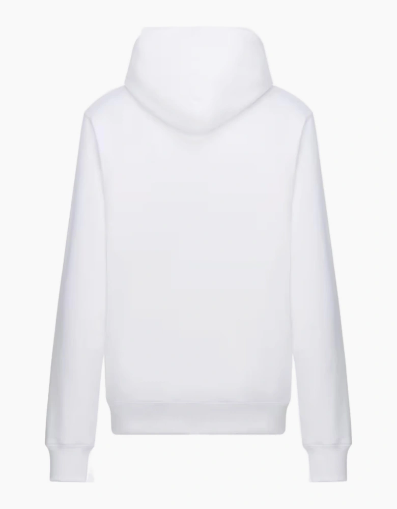 DIOR MULTI LOGO HOODIE WHITE