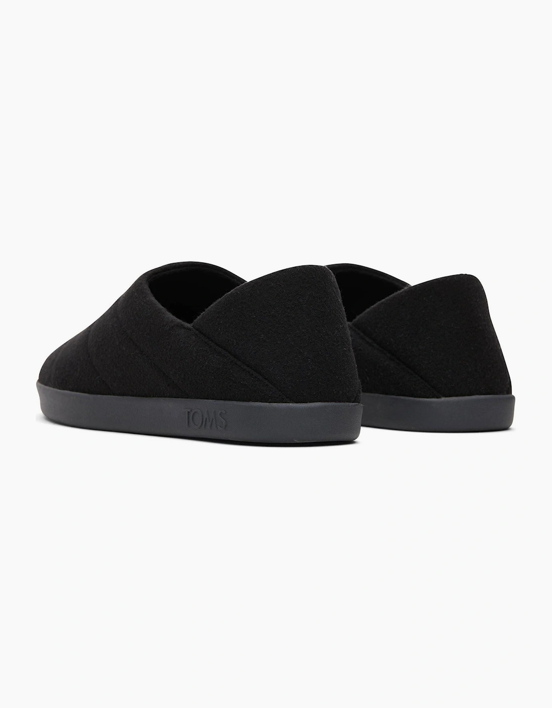 TOMS Ezra Polyester Men's Black Slippers