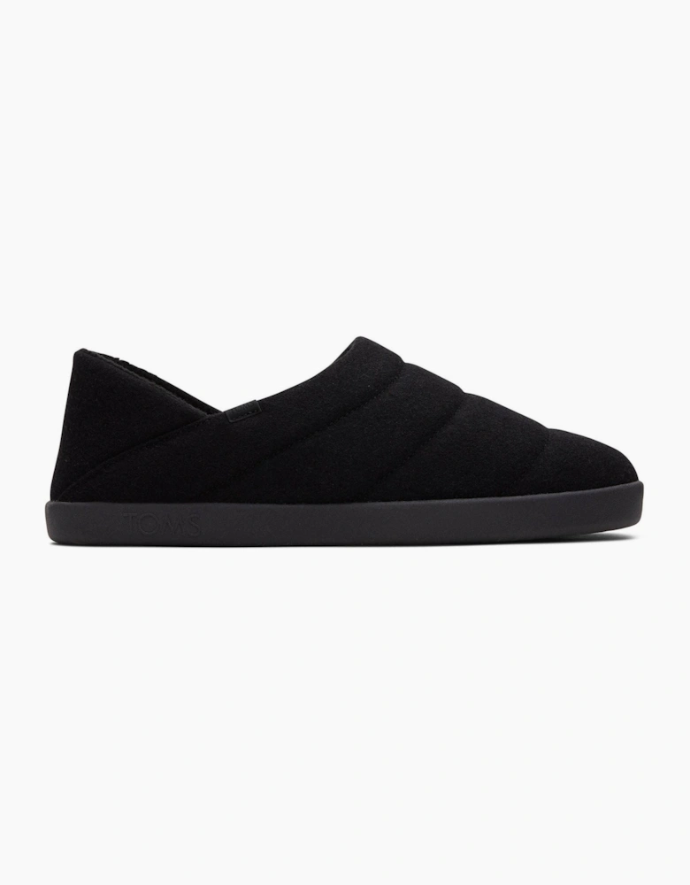 TOMS Ezra Polyester Men's Black Slippers