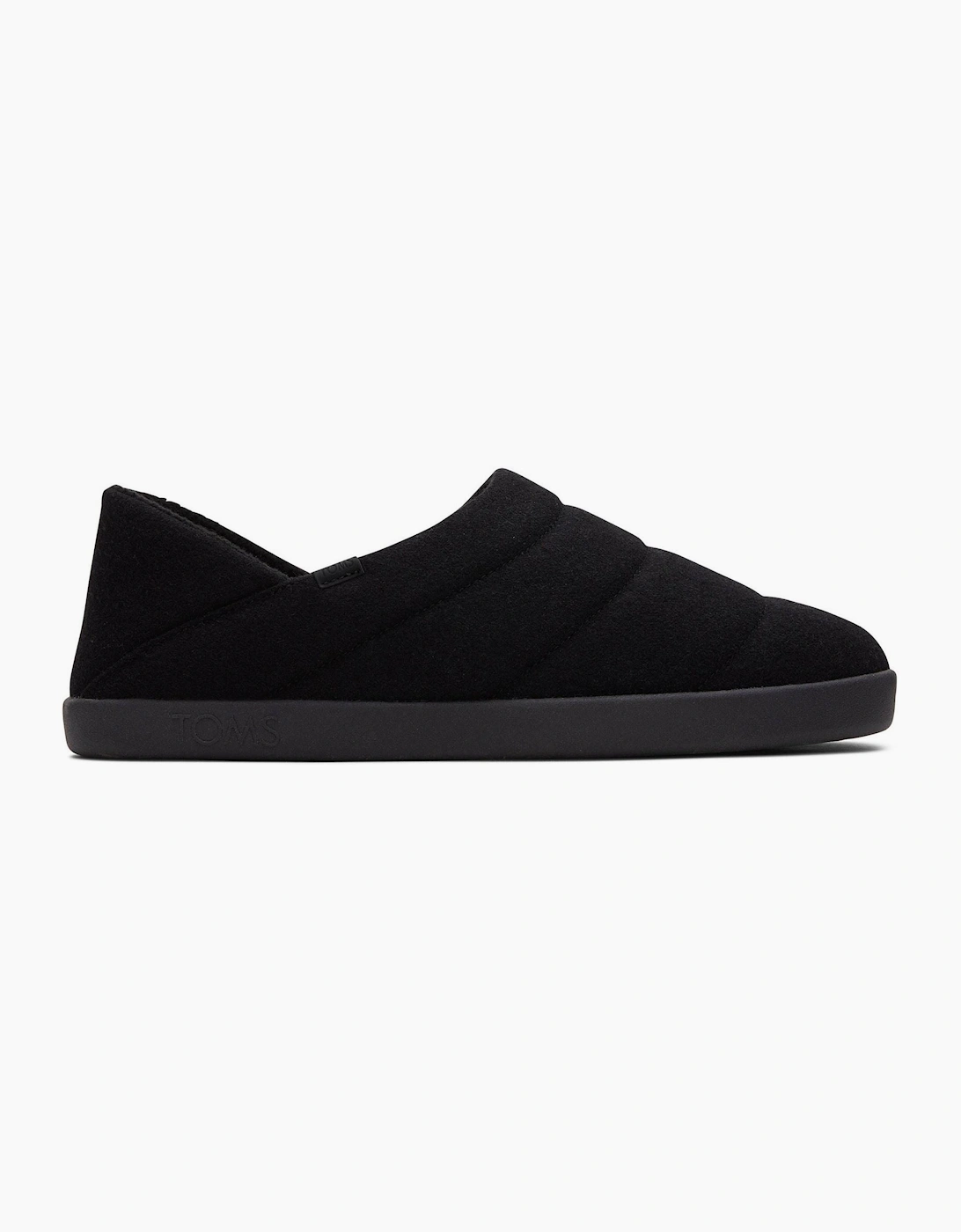 TOMS Ezra Polyester Men's Black Slippers