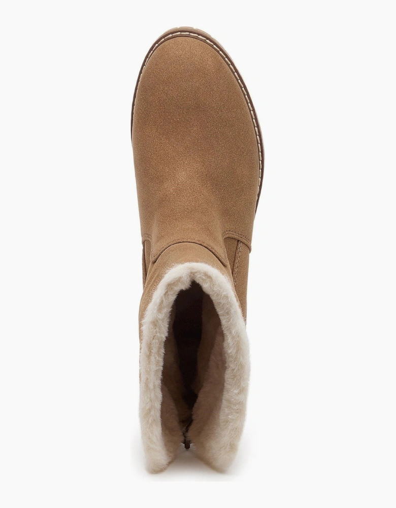 Rocket Dog Niche Aurora Polyurethane Women's Walnut Winter Mid Calf Boots