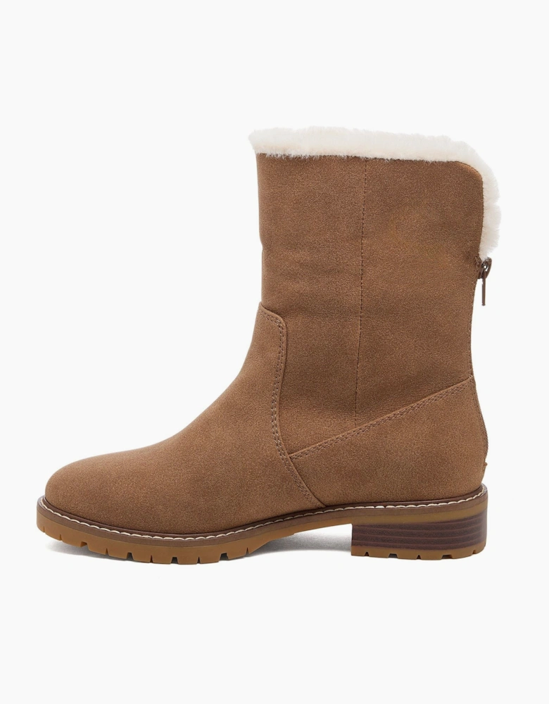 Rocket Dog Niche Aurora Polyurethane Women's Walnut Winter Mid Calf Boots