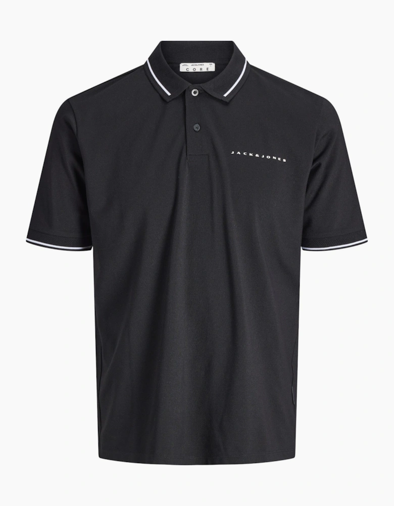 Jack & Jones Mens Jcofusion Pique Short Sleeve Polo Shirt