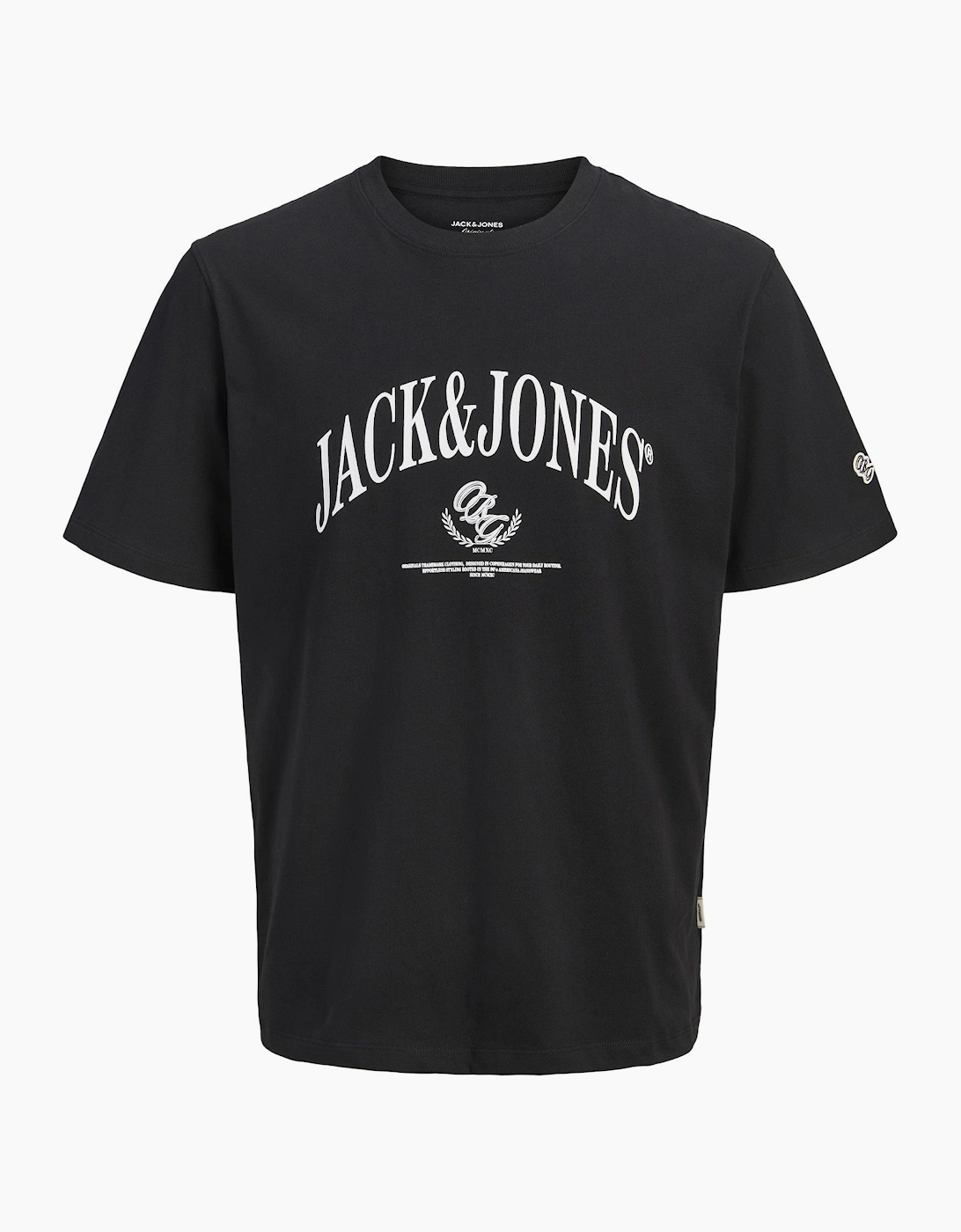 Jack & Jones Mens Jorfrederiksberg Short Sleeve T-Shirt