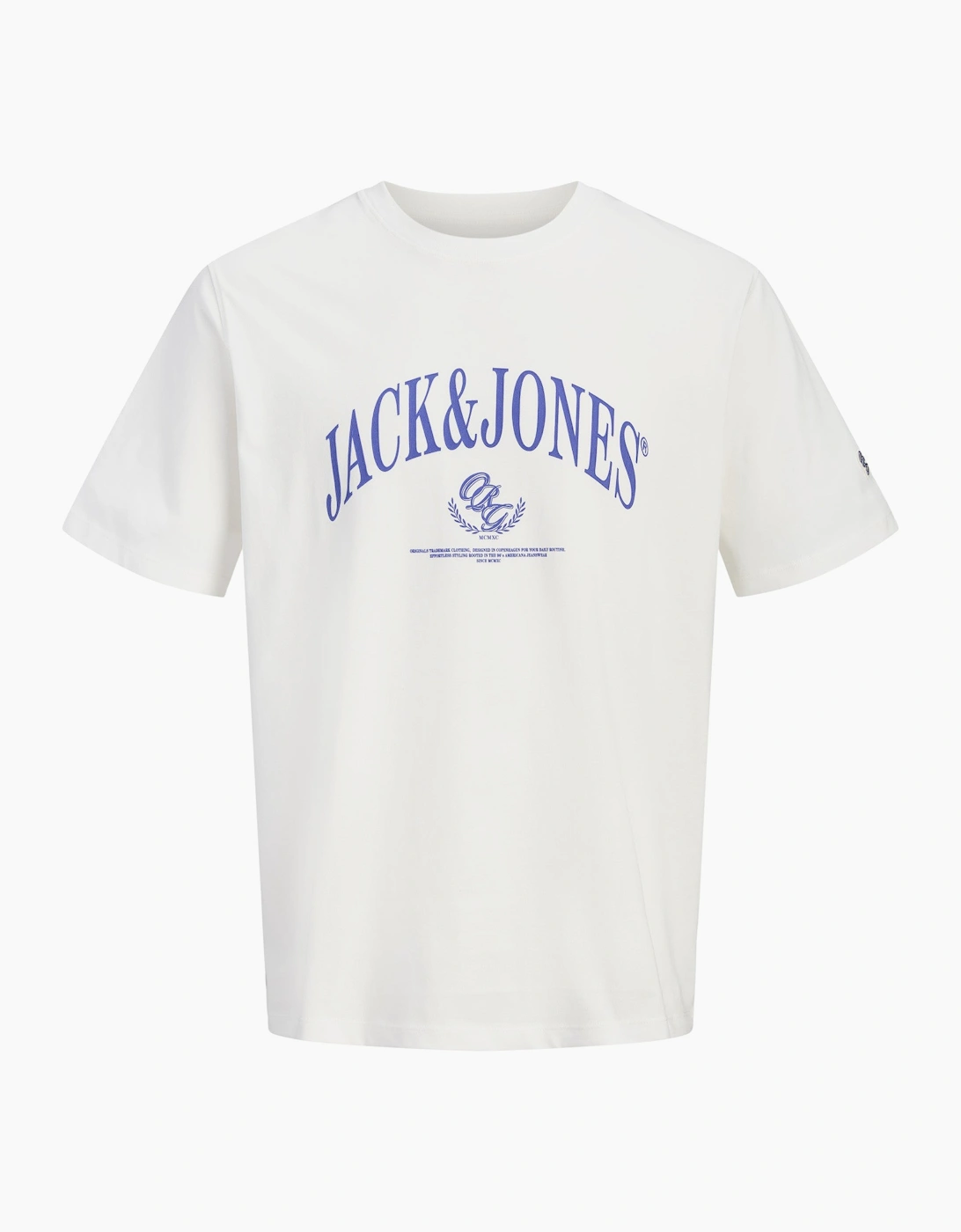 Jack & Jones Mens Jorfrederiksberg Short Sleeve T-Shirt