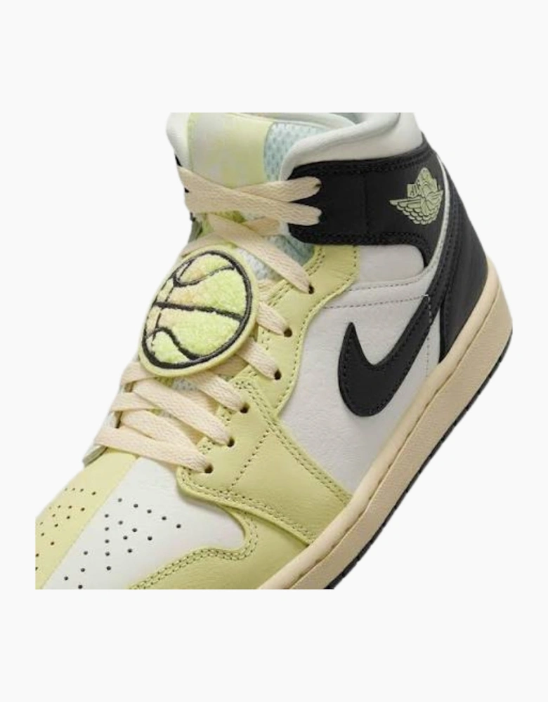 Nike Air Jordan 1 Mid Fall League Sail Trainers