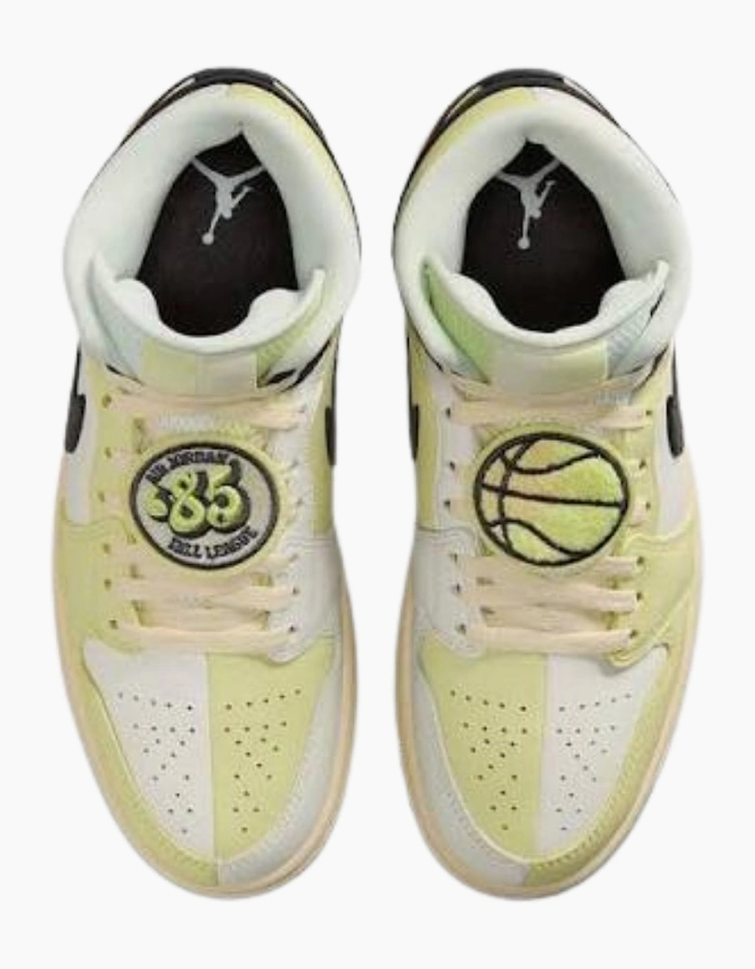 Nike Air Jordan 1 Mid Fall League Sail Trainers
