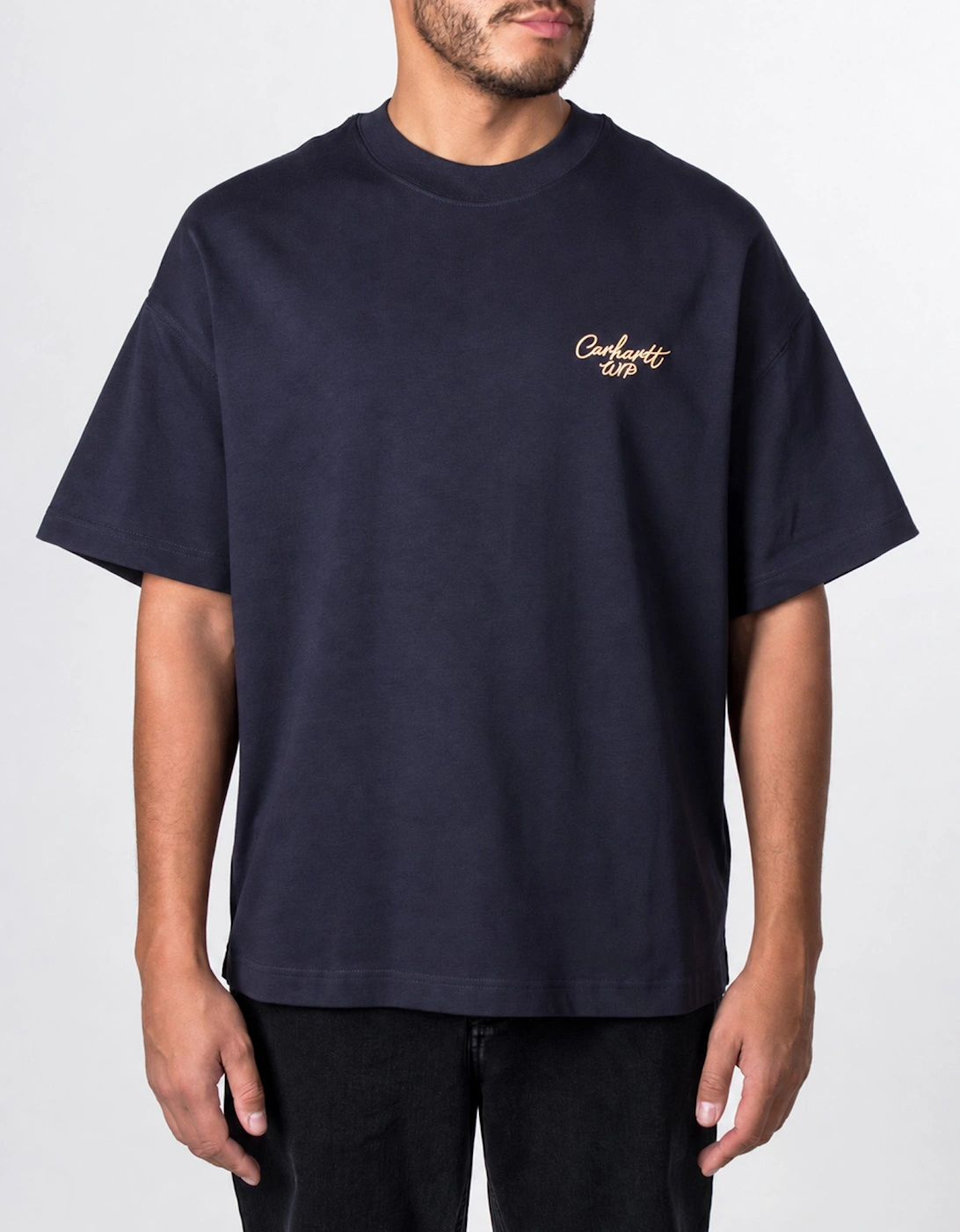Boxy Loose Fit Signature Script T-Shirt