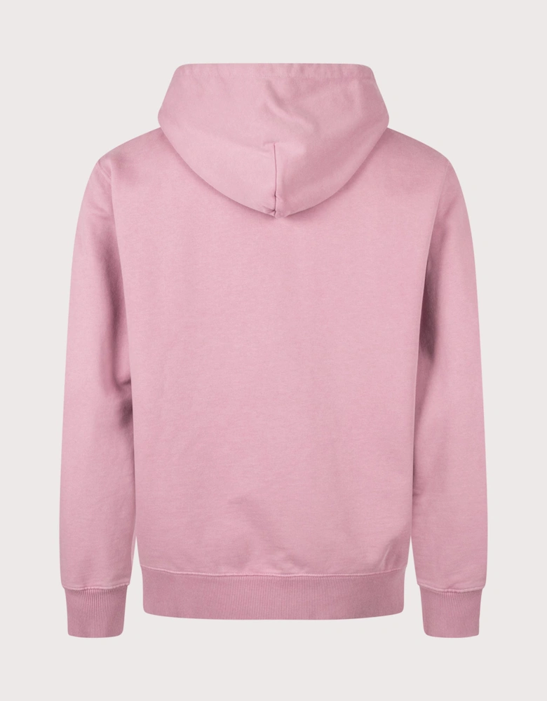 Relaxed Fit Washed Classic Slogan Hoodie