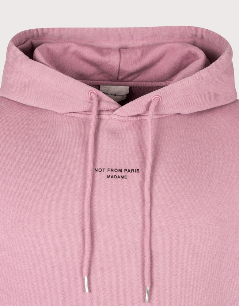 Relaxed Fit Washed Classic Slogan Hoodie