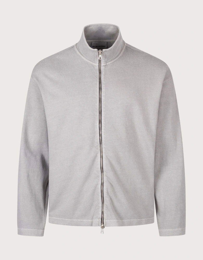Relaxed Fit 400 GSM Pigment Dyed Track Jacket