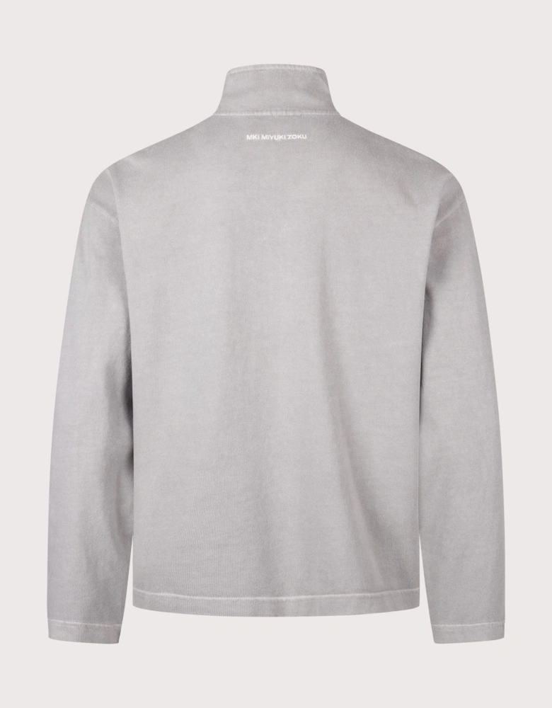 Relaxed Fit 400 GSM Pigment Dyed Track Jacket