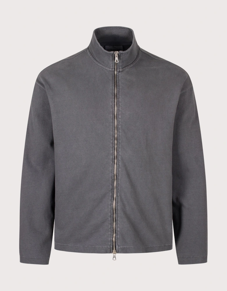 Relaxed Fit 400 GSM Pigment Dyed Track Jacket