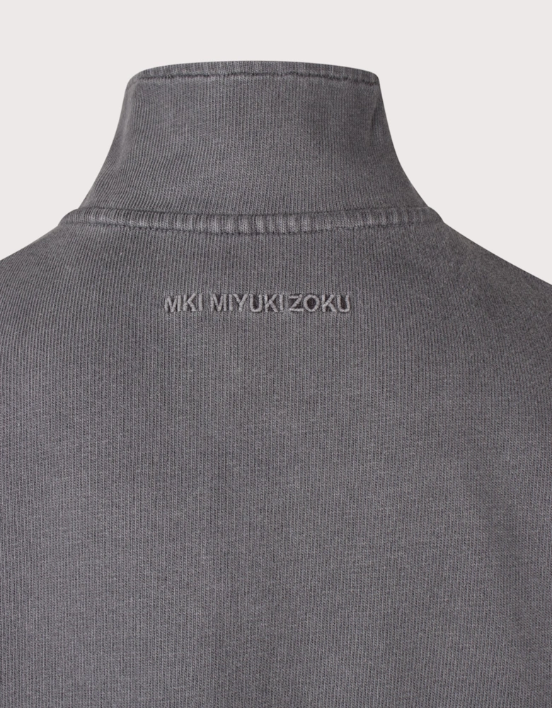 Relaxed Fit 400 GSM Pigment Dyed Track Jacket