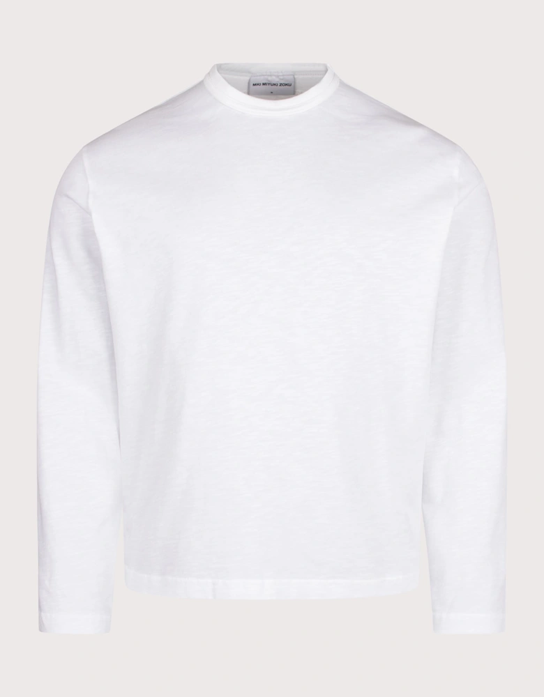 Relaxed Fit 220 GSM Slub Long Sleeve T-Shirt