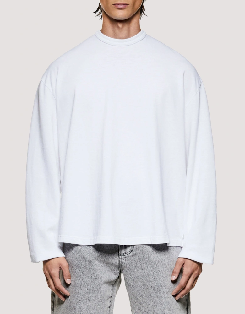 Relaxed Fit 220 GSM Slub Long Sleeve T-Shirt
