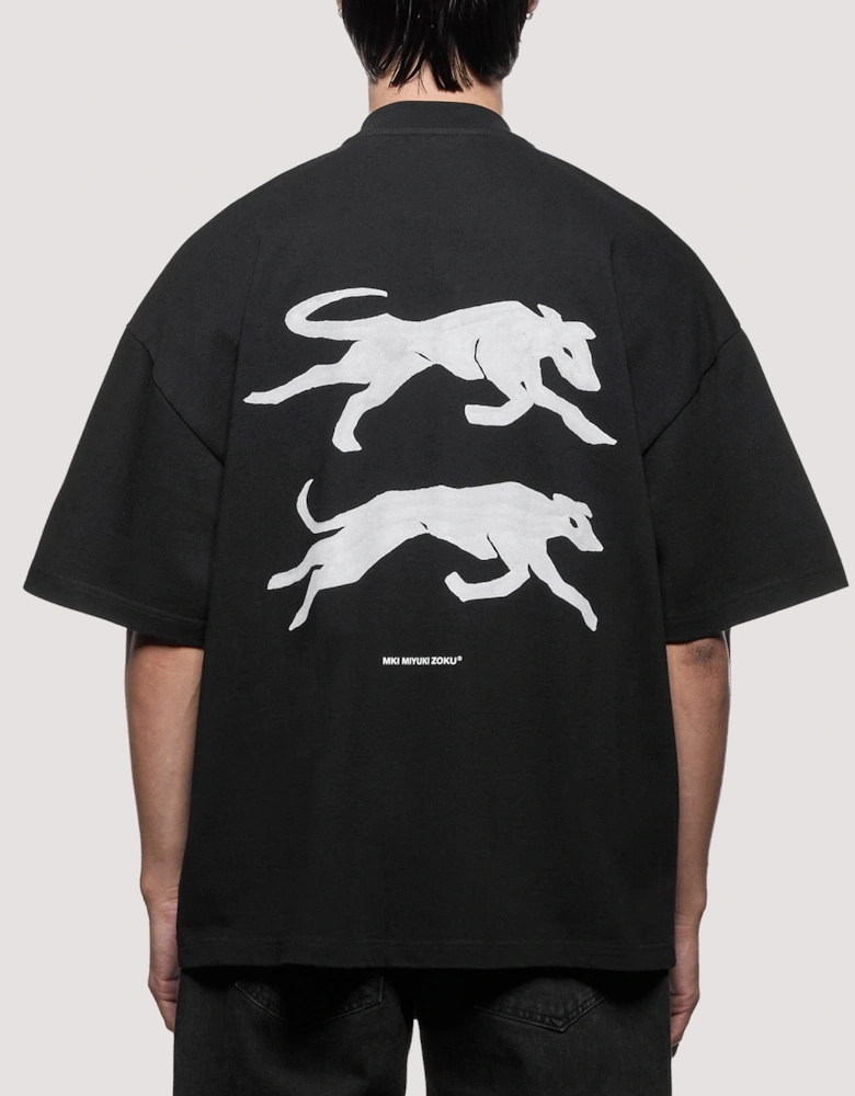 Oversized Box Fit Greyhound T-Shirt
