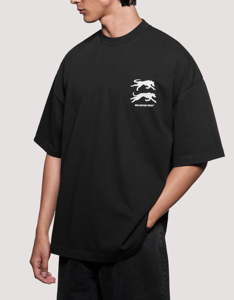 Oversized Box Fit Greyhound T-Shirt