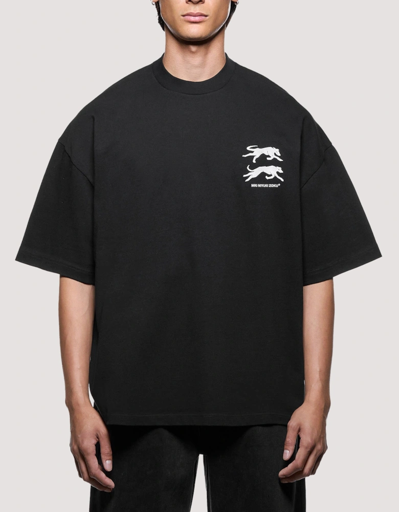 Oversized Box Fit Greyhound T-Shirt
