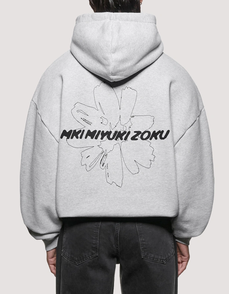 Oversized Box Fit Wildflower Hoodie