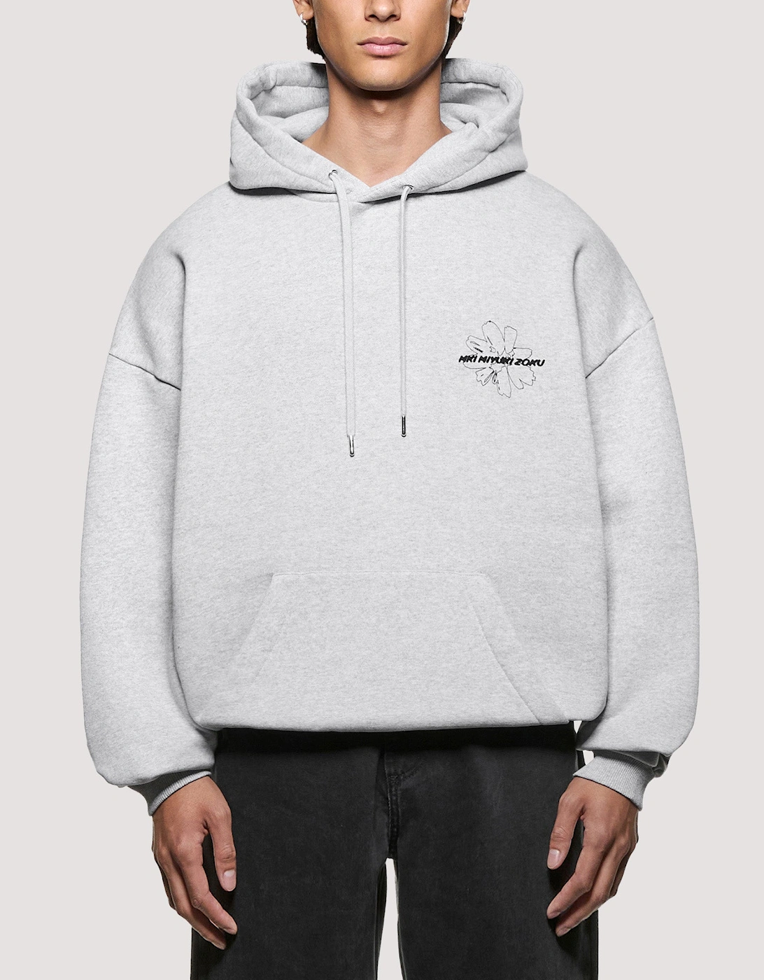 Oversized Box Fit Wildflower Hoodie