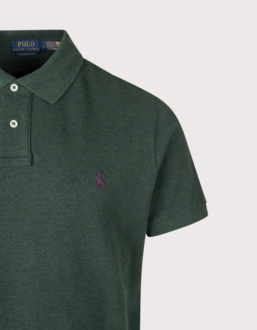 Custom Slim Fit Mesh Polo Shirt