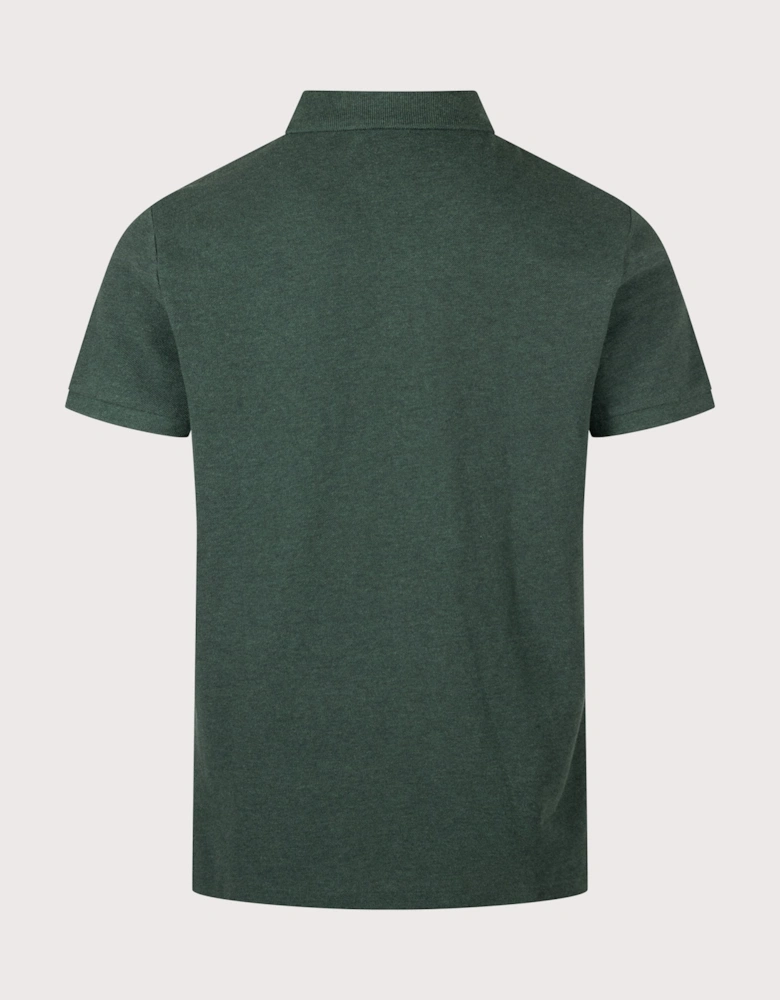 Custom Slim Fit Mesh Polo Shirt