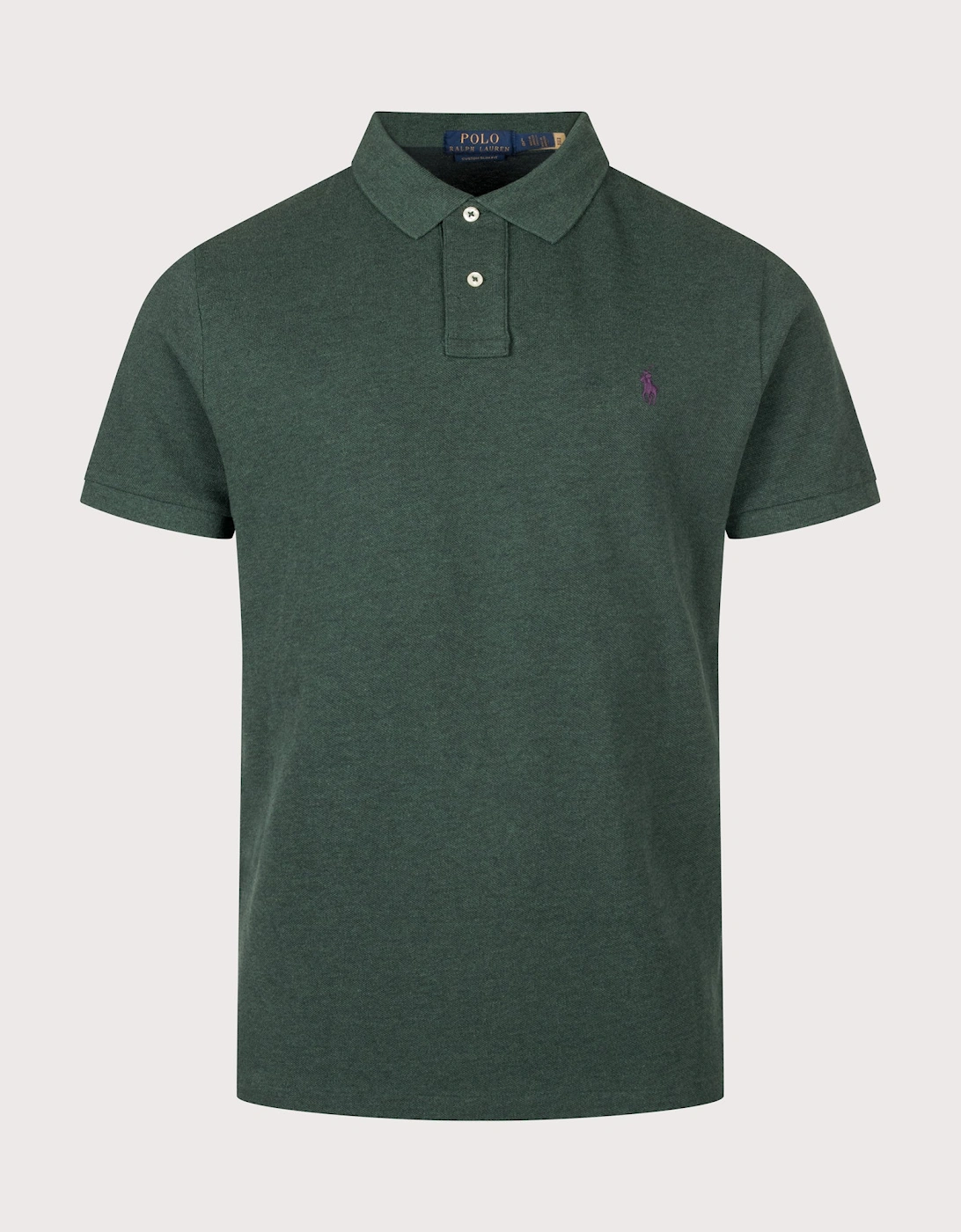 Custom Slim Fit Mesh Polo Shirt