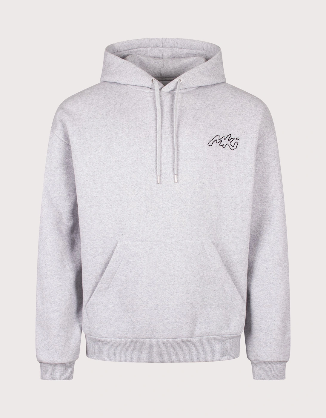 Oversized Box Fit Ink Line Hoodie