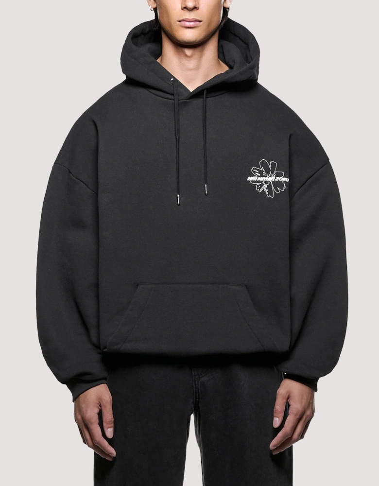 Oversized Box Fit Wildflower Hoodie