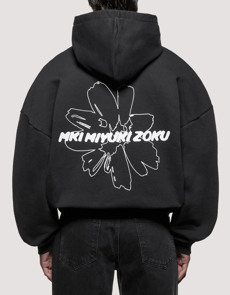 Oversized Box Fit Wildflower Hoodie
