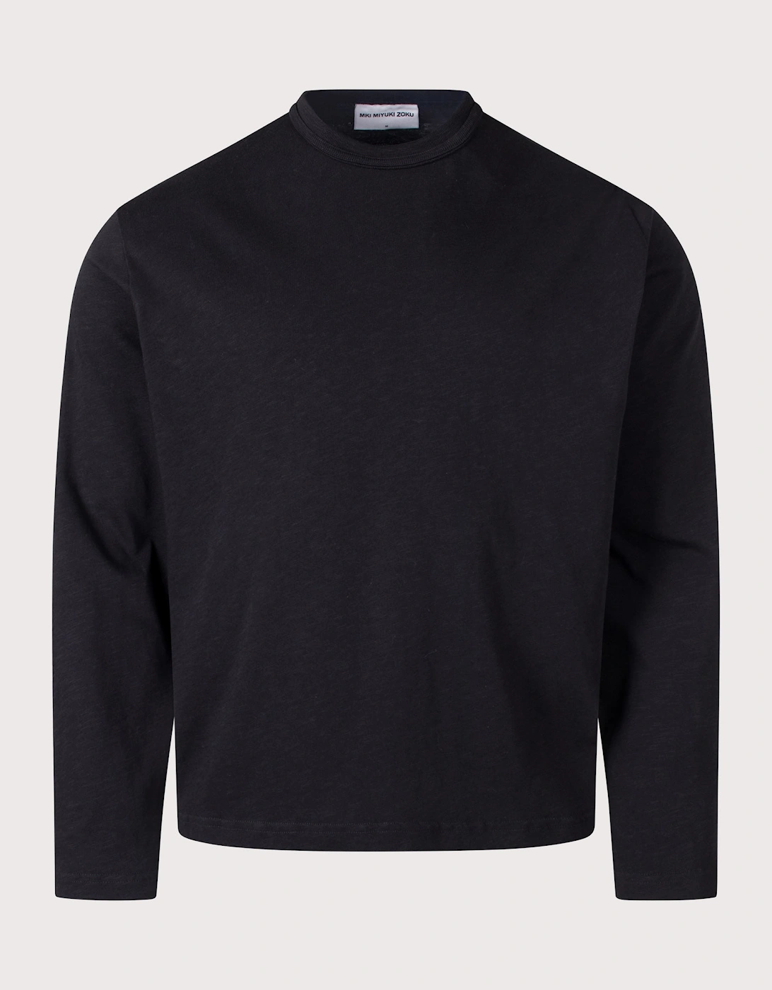 Relaxed Fit 220 GSM Slub Long Sleeve T-Shirt